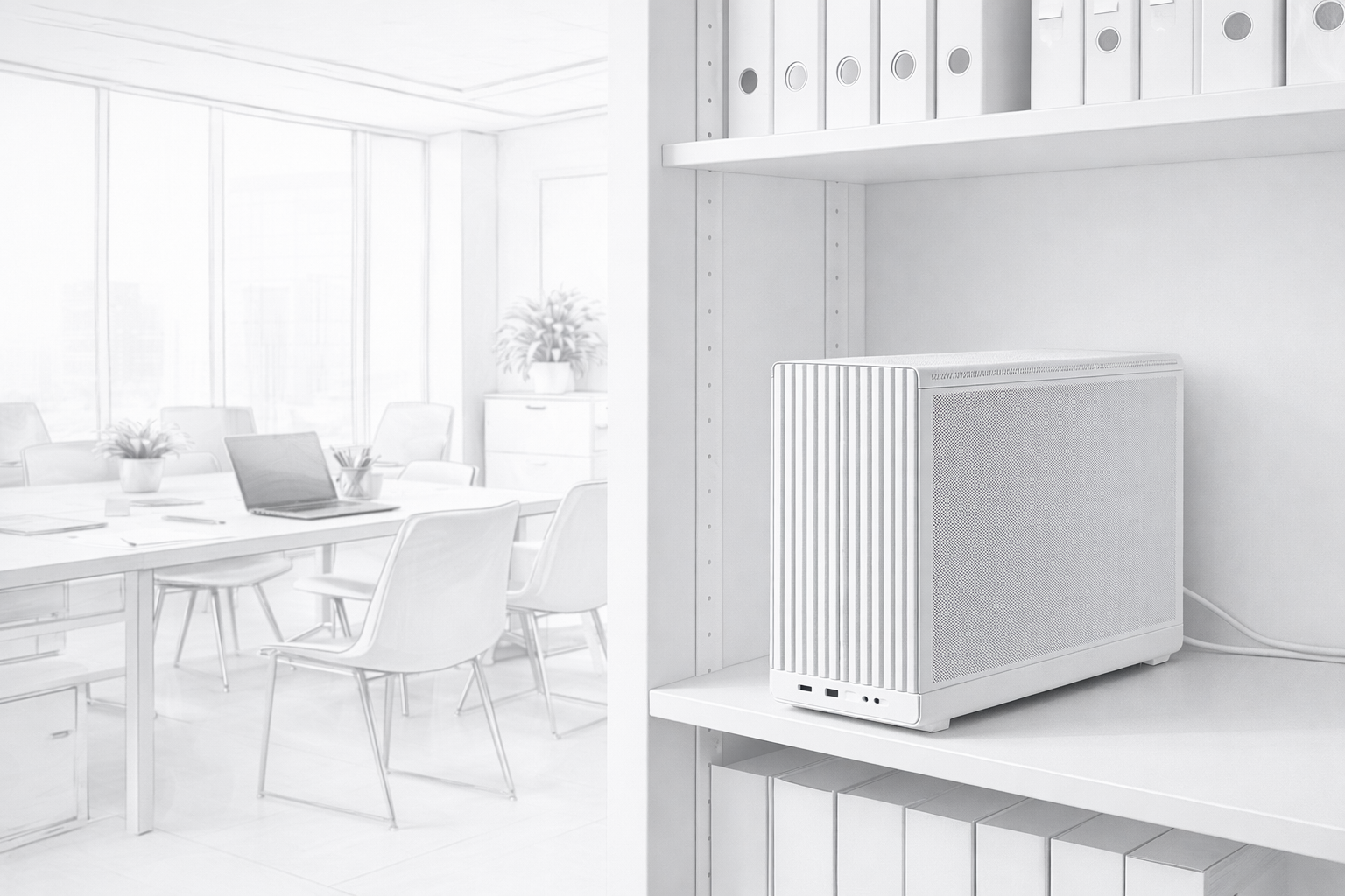 MYNA Box in an office environment